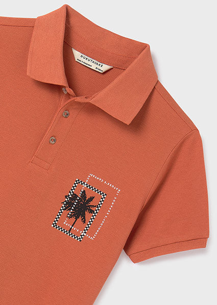 Polo's korte mouw oranje Mayoral