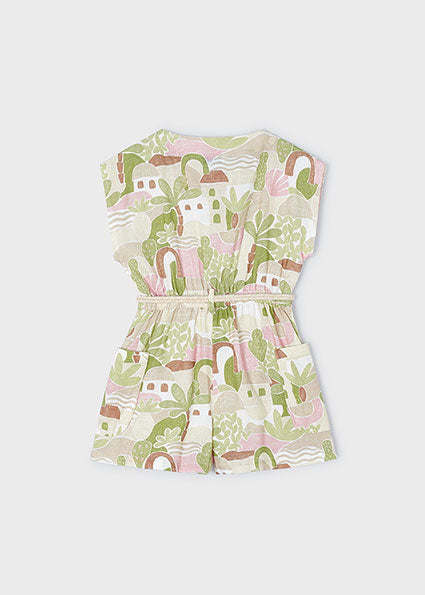 Jumpsuits korte mouw beige Mayoral