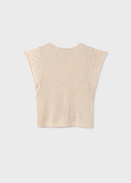 T-shirts korte mouw beige Mayoral