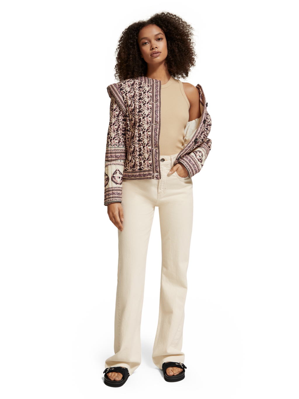 Jeans beige Scotch & Soda