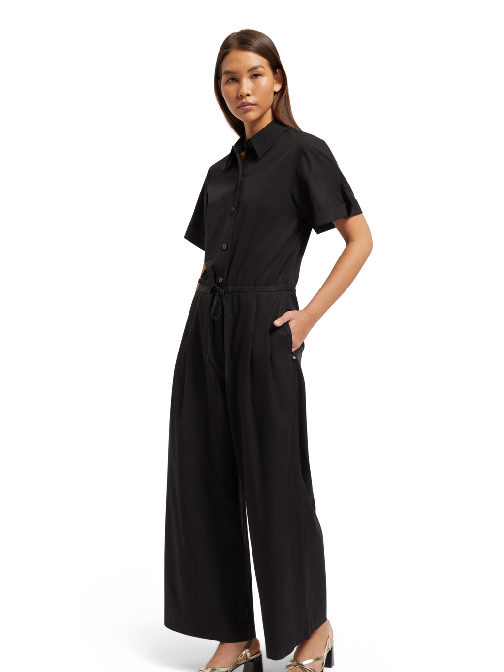 Jumpsuits korte mouw zwart Scotch & Soda
