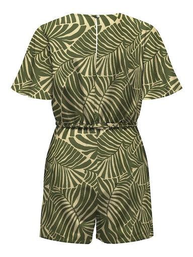 Jumpsuits korte mouw groen ONLY