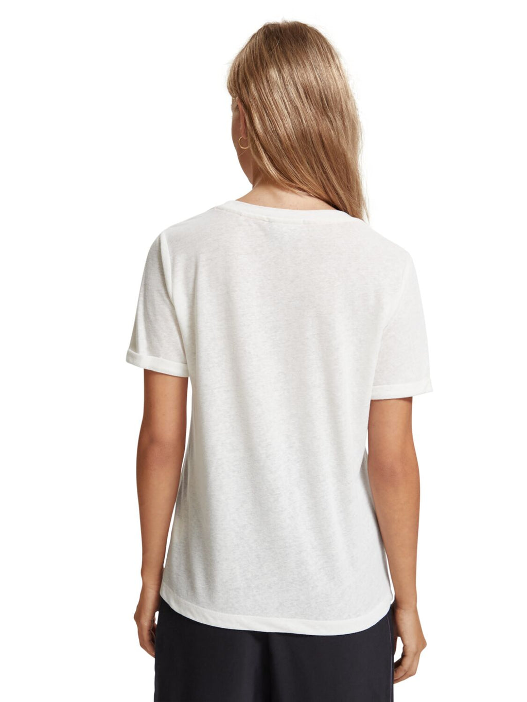 T-shirts korte mouw wit Scotch & Soda