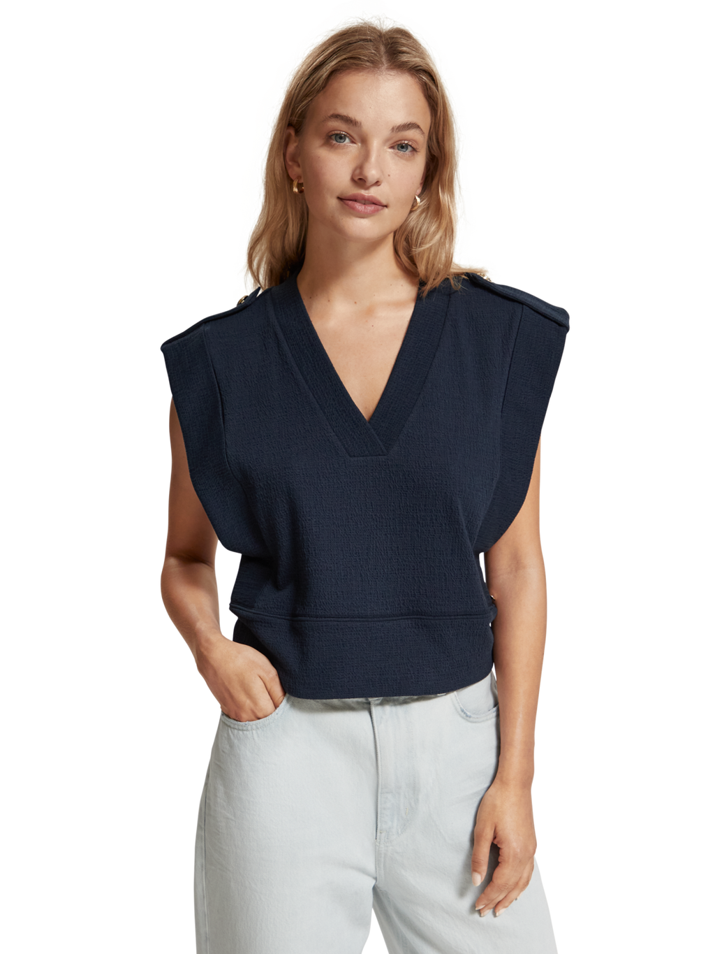 Tops navy Scotch & Soda