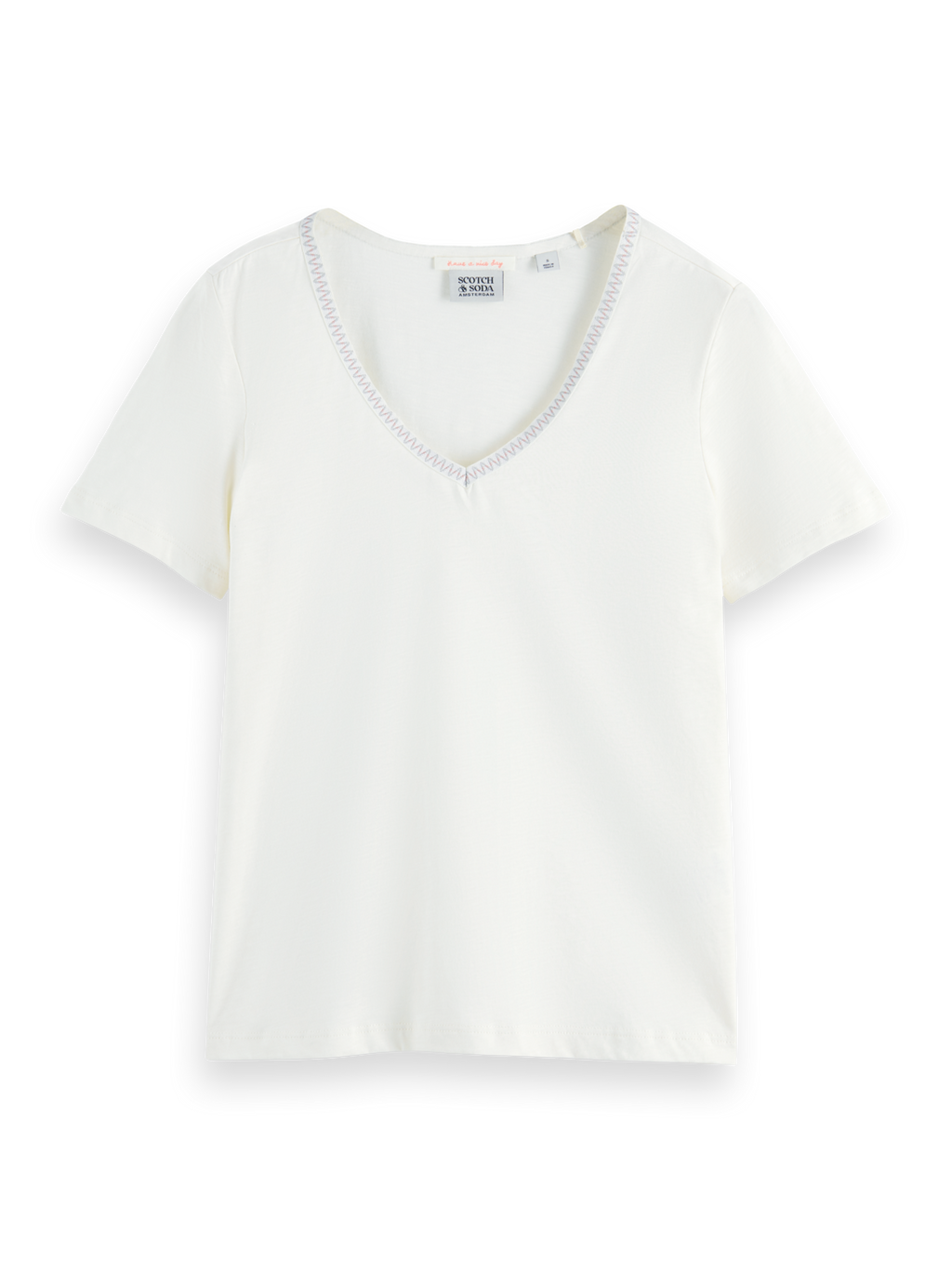 T-shirts korte mouw wit Scotch & Soda