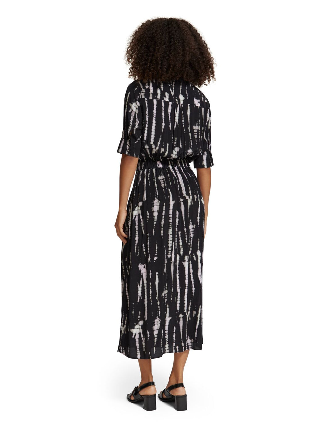 Jurken korte mouw zwart Scotch & Soda