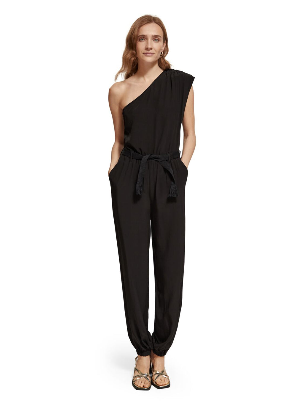 Jumpsuits korte mouw zwart Scotch & Soda