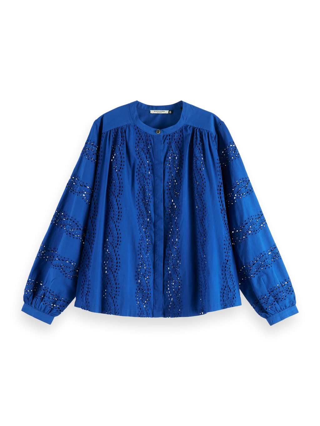 Blouses lange mouw blauw Scotch & Soda