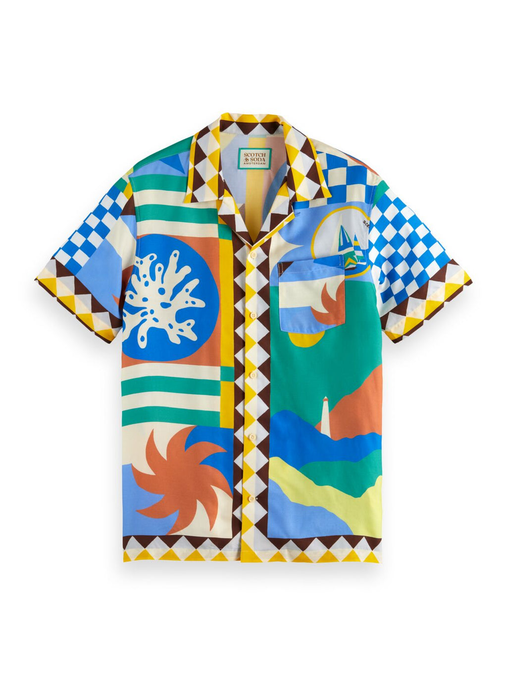 Hemden korte mouw multicolor Scotch & Soda
