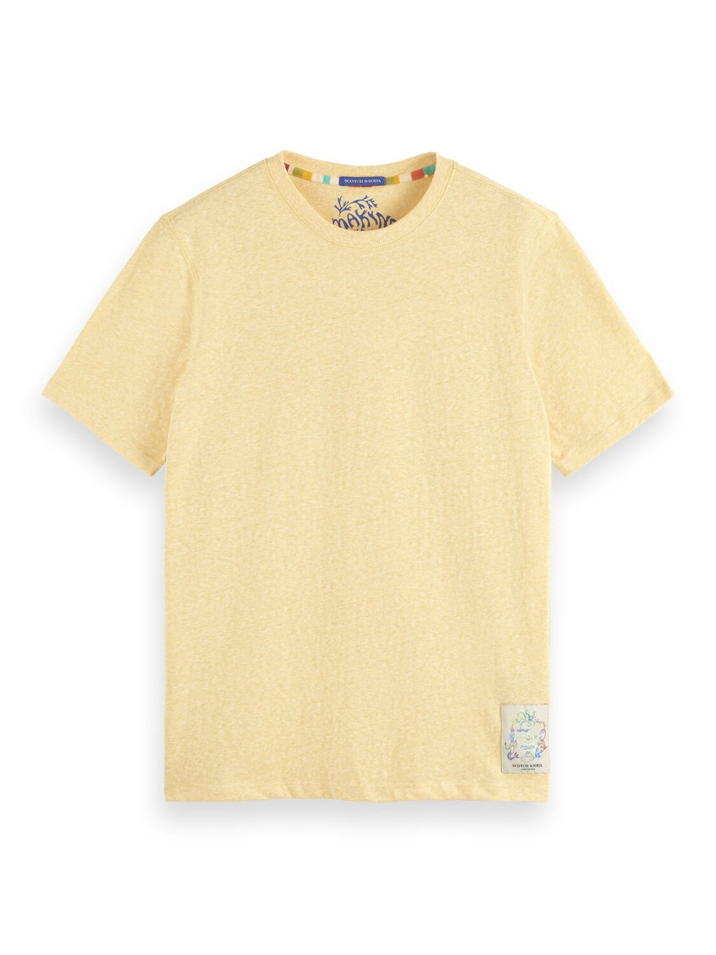 T-shirts korte mouw geel Scotch & Soda