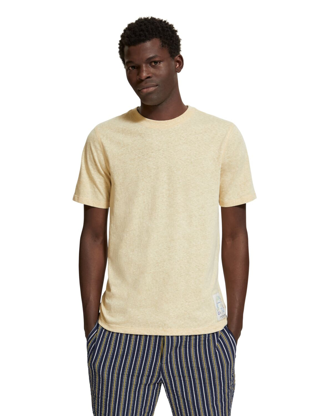 T-shirts korte mouw geel Scotch & Soda