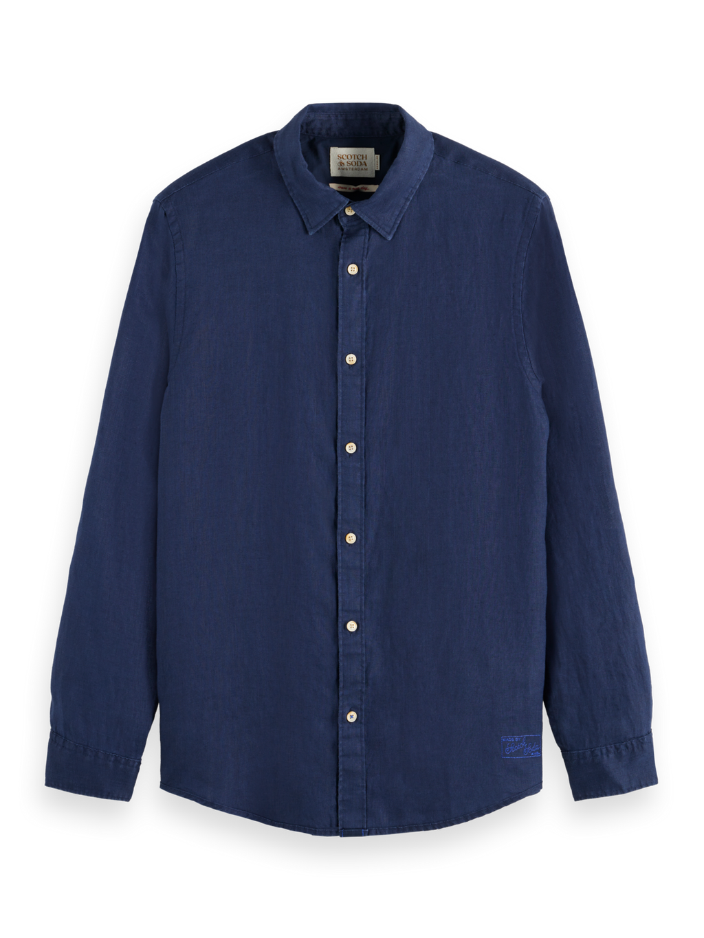 Hemden lange mouw navy Scotch & Soda