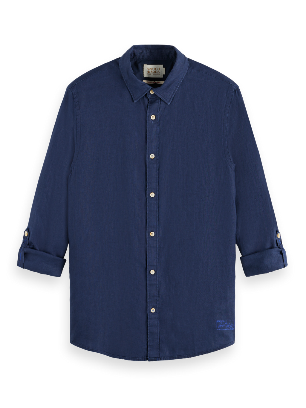 Hemden lange mouw navy Scotch & Soda