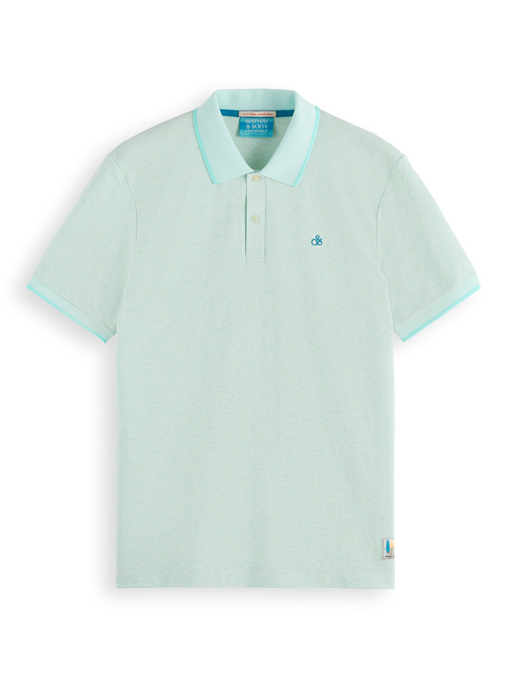 Polo's korte mouw groen Scotch & Soda