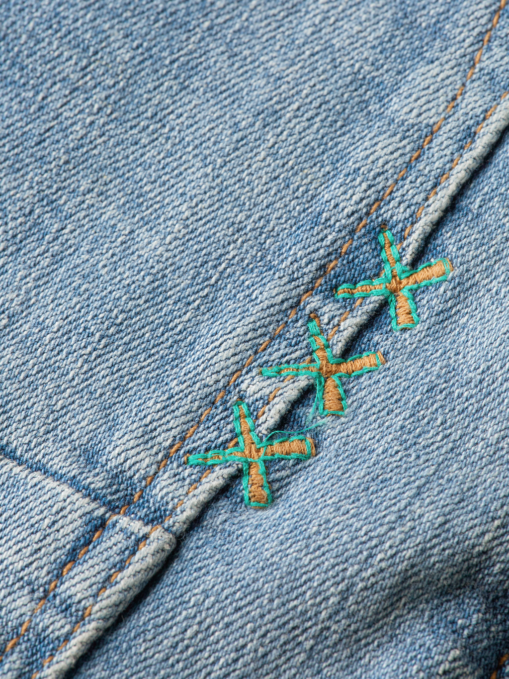 Shorten blauw Scotch & Soda