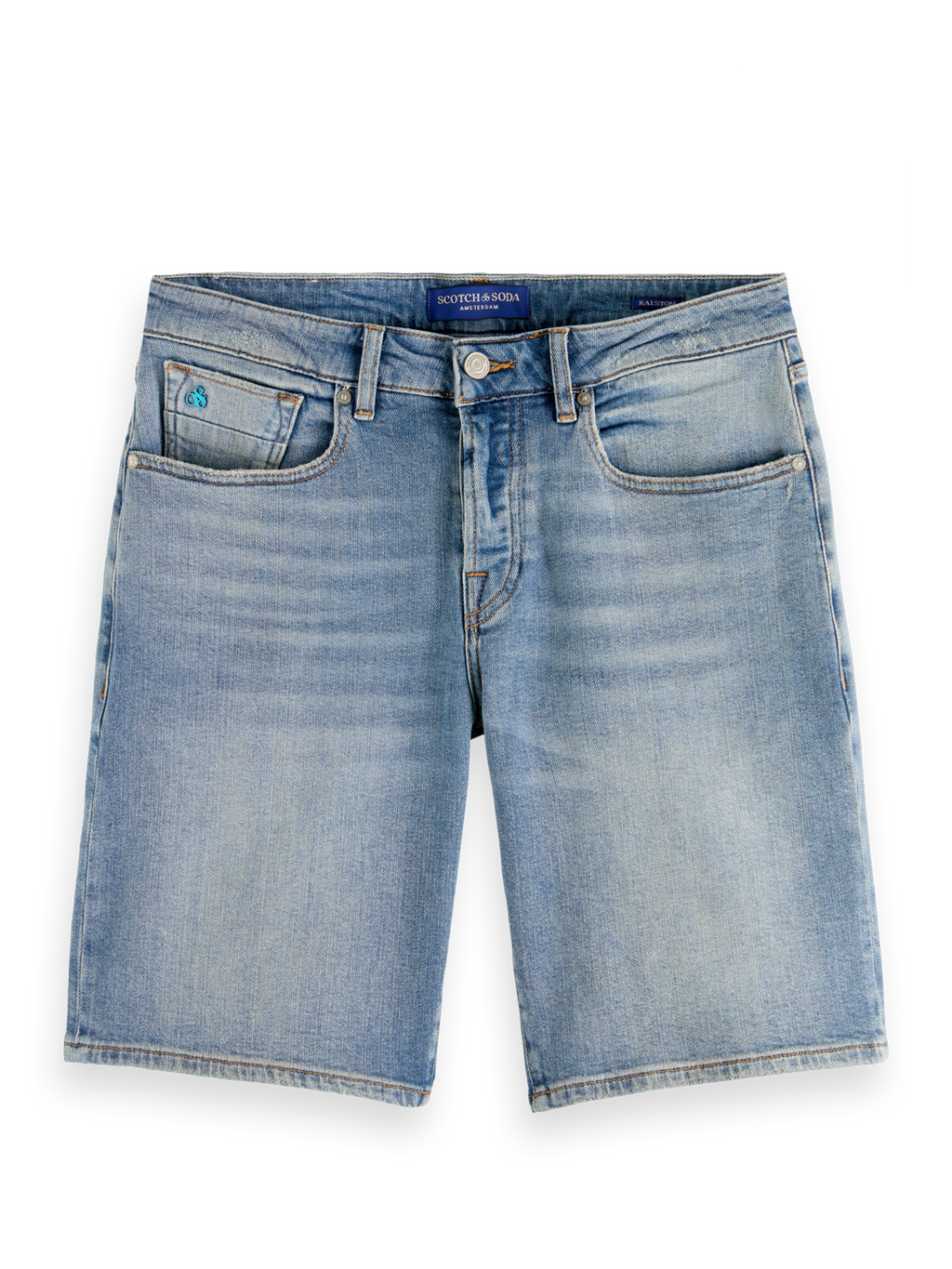 Shorten blauw Scotch & Soda