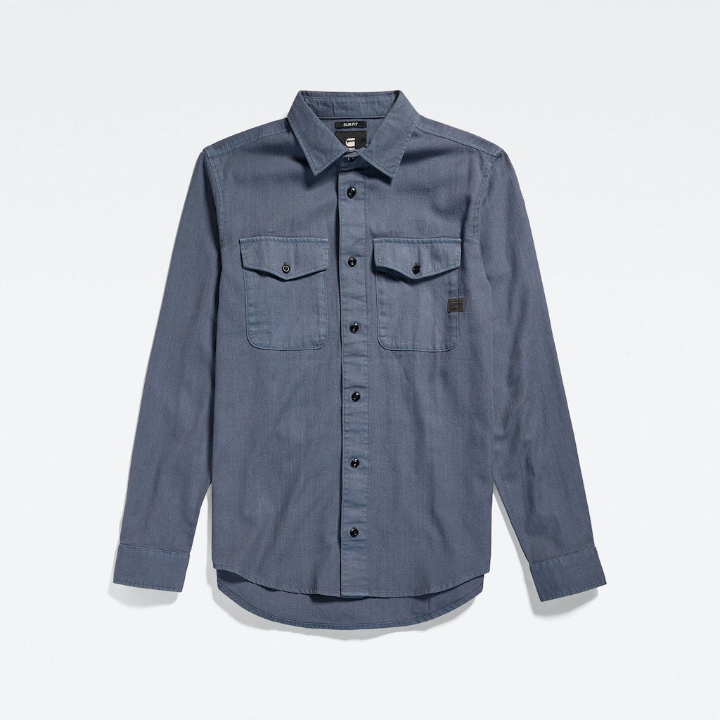 Hemden lange mouw blauw G-Star Raw