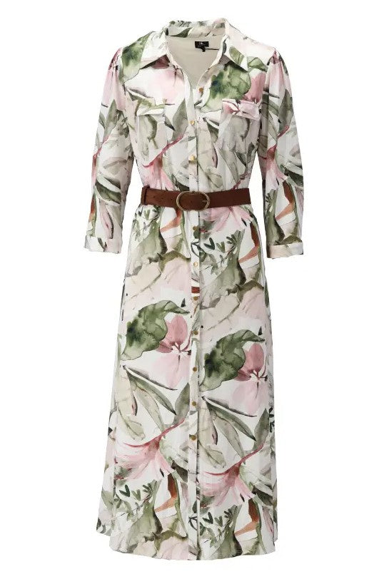 Jurken lange mouw multicolor K[DESIGN]