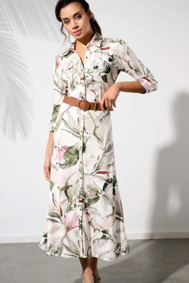 Jurken lange mouw multicolor K[DESIGN]