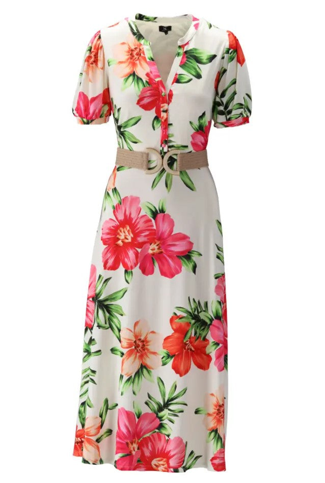 Jurken korte mouw multicolor K[DESIGN]