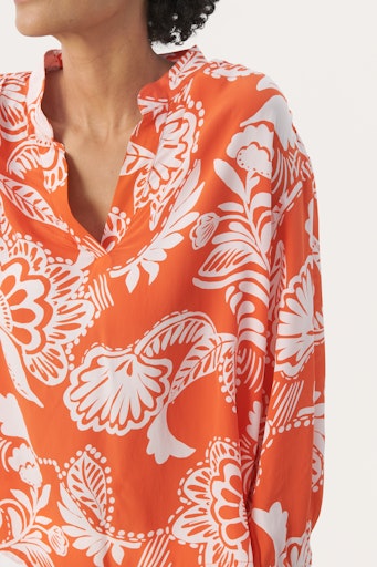 Blouses lange mouw rood Part Two