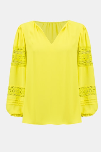 Blouses lange mouw geel Joseph Ribkoff