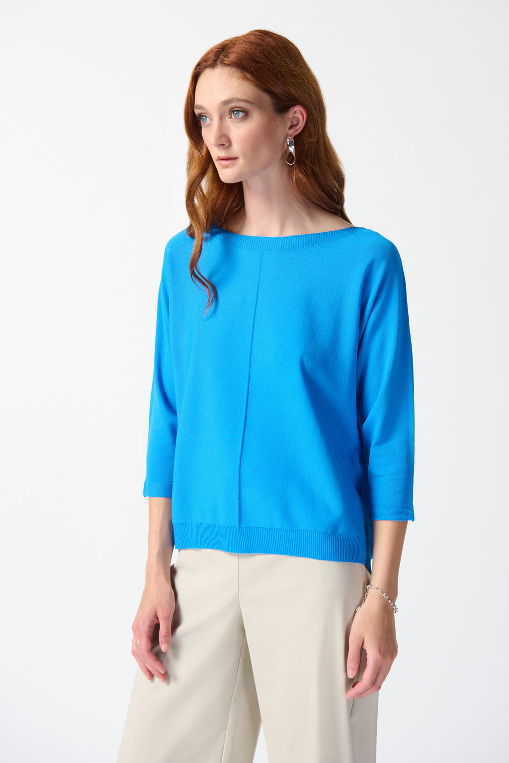 Blouses lange mouw blauw Joseph Ribkoff