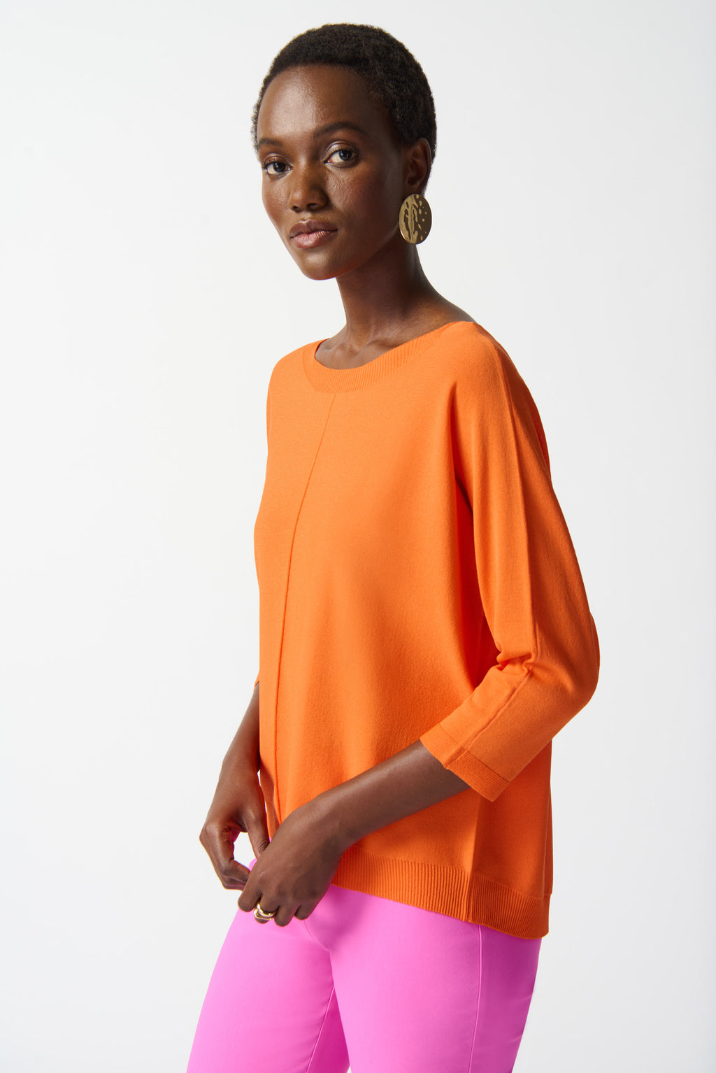 Blouses lange mouw oranje Joseph Ribkoff