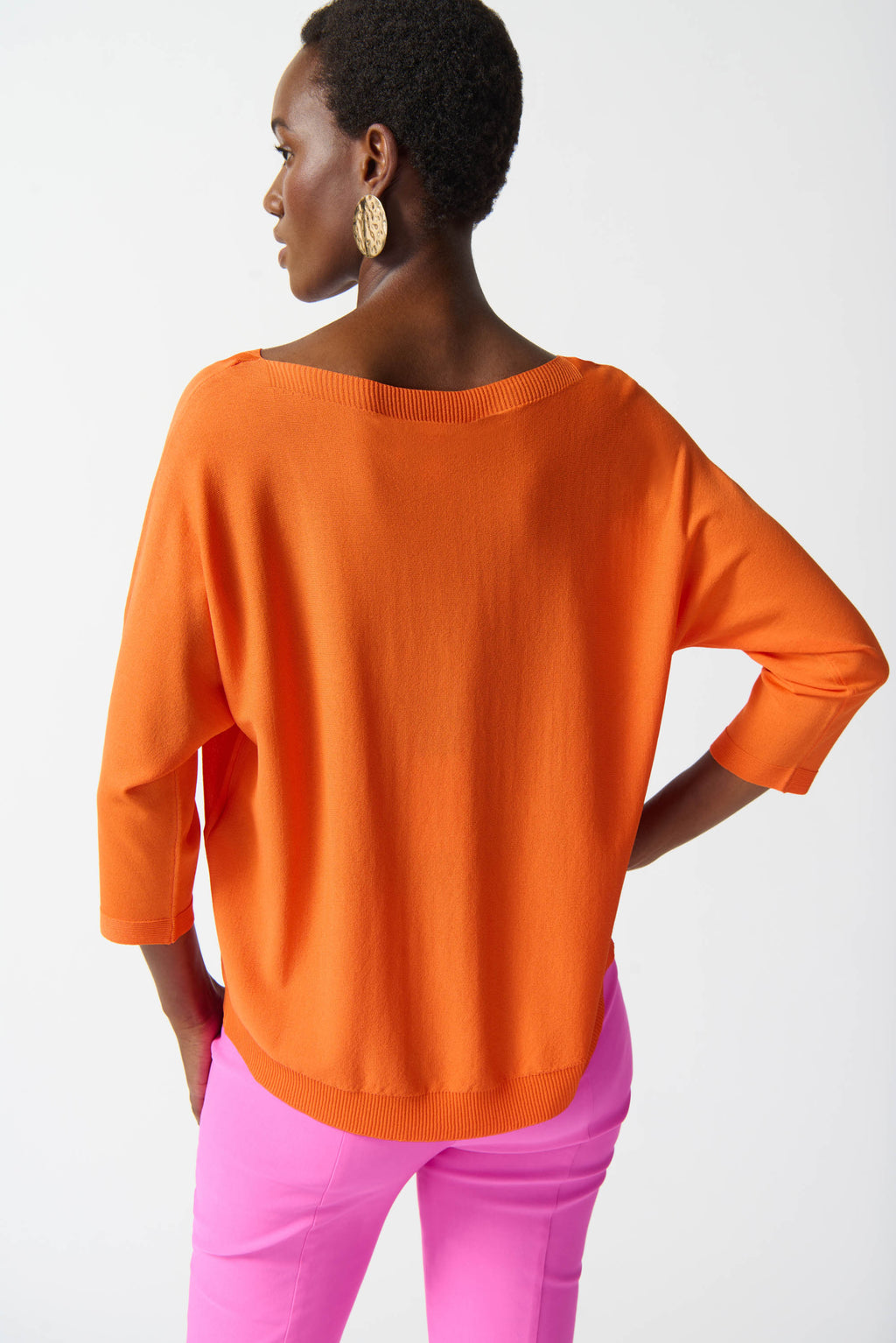 Blouses lange mouw oranje Joseph Ribkoff