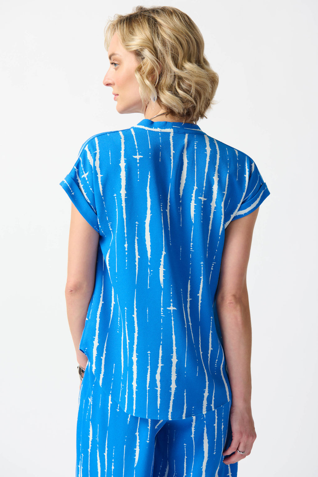 Blouses korte mouw blauw Joseph Ribkoff
