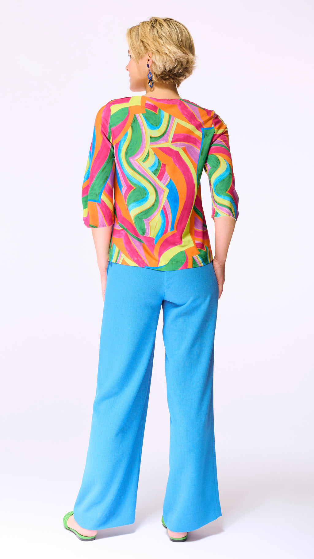 Blouses lange mouw multicolor Accent