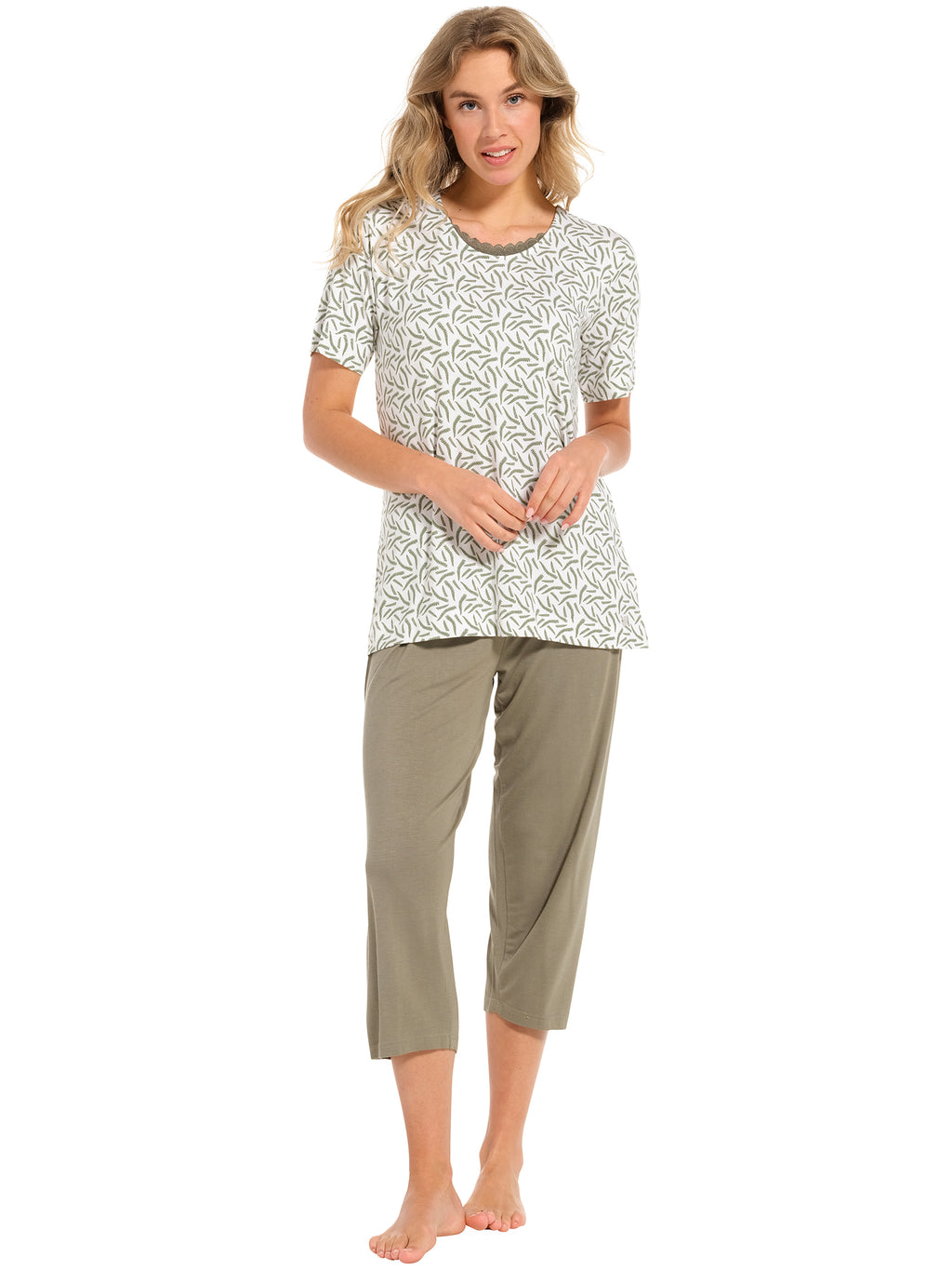 Pyjama's groen Pastunette