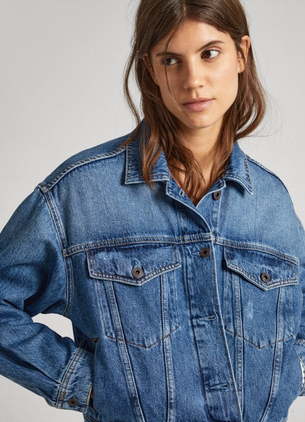 Jeansjassen blauw Pepe Jeans