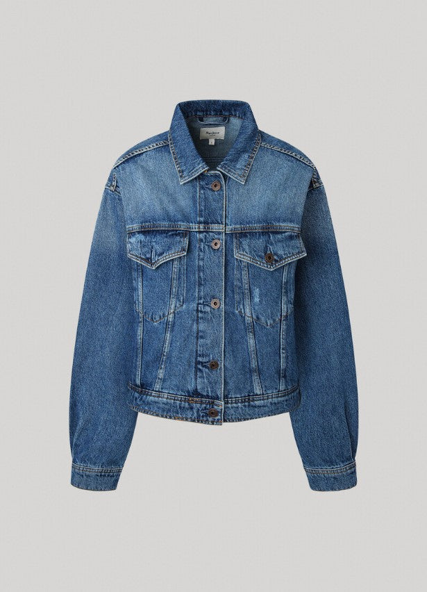 Jeansjassen blauw Pepe Jeans