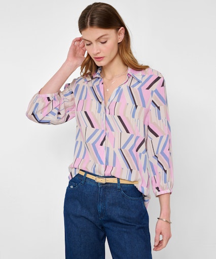 Blouses lange mouw roze BRAX