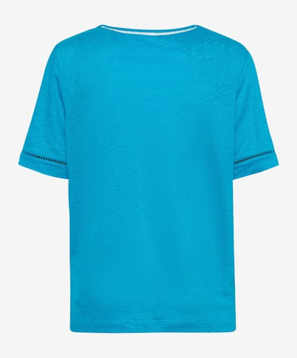 T-shirts korte mouw blauw BRAX