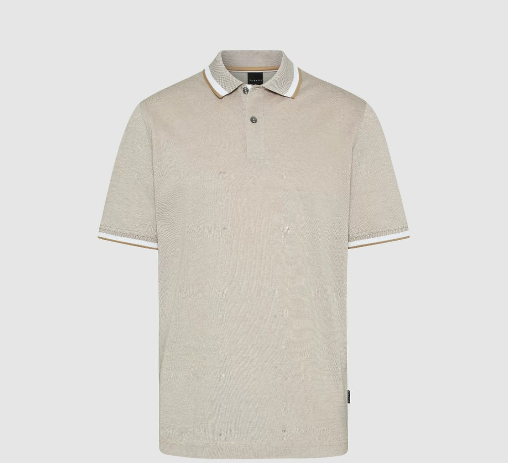 Polo's korte mouw bruin Bugatti