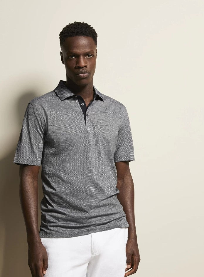 Polo's korte mouw navy Bugatti