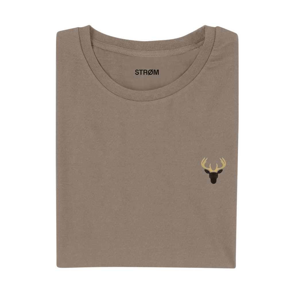 T-shirts korte mouw bruin STRØM