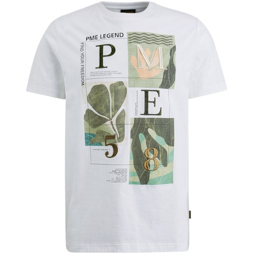 T-shirts korte mouw wit PME
