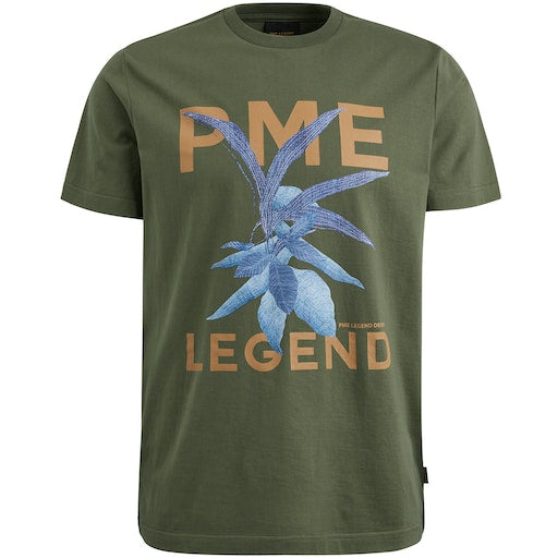 T-shirts korte mouw groen PME