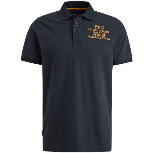 Polo's korte mouw navy PME