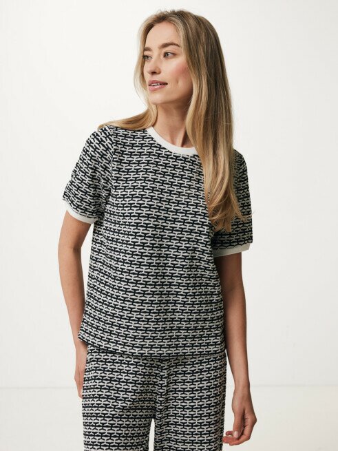 T-shirts korte mouw zwart Mexx