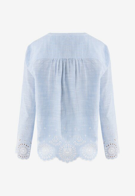 Blouses lange mouw blauw Mexx