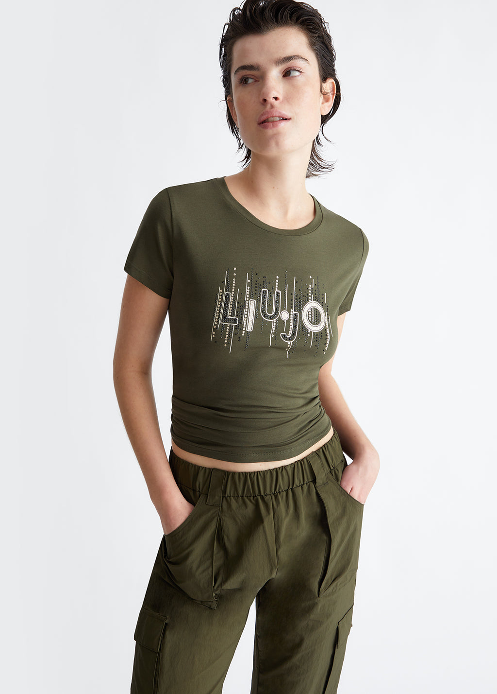 T-shirts korte mouw groen Liu Jo