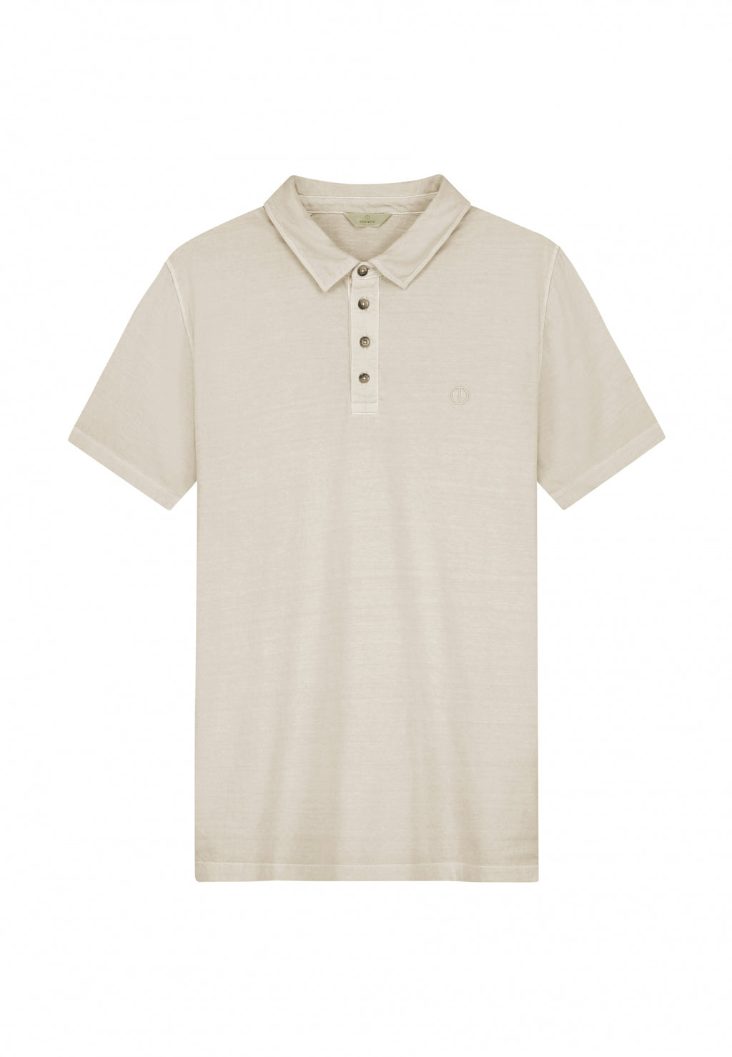 Polo's korte mouw beige Dstrezzed
