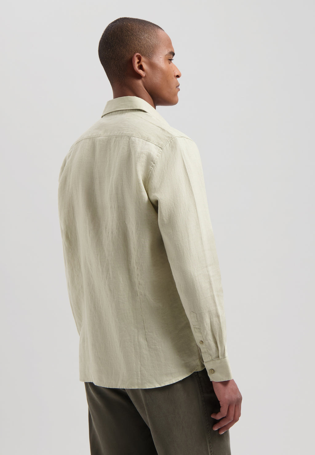 Hemden lange mouw beige Dstrezzed