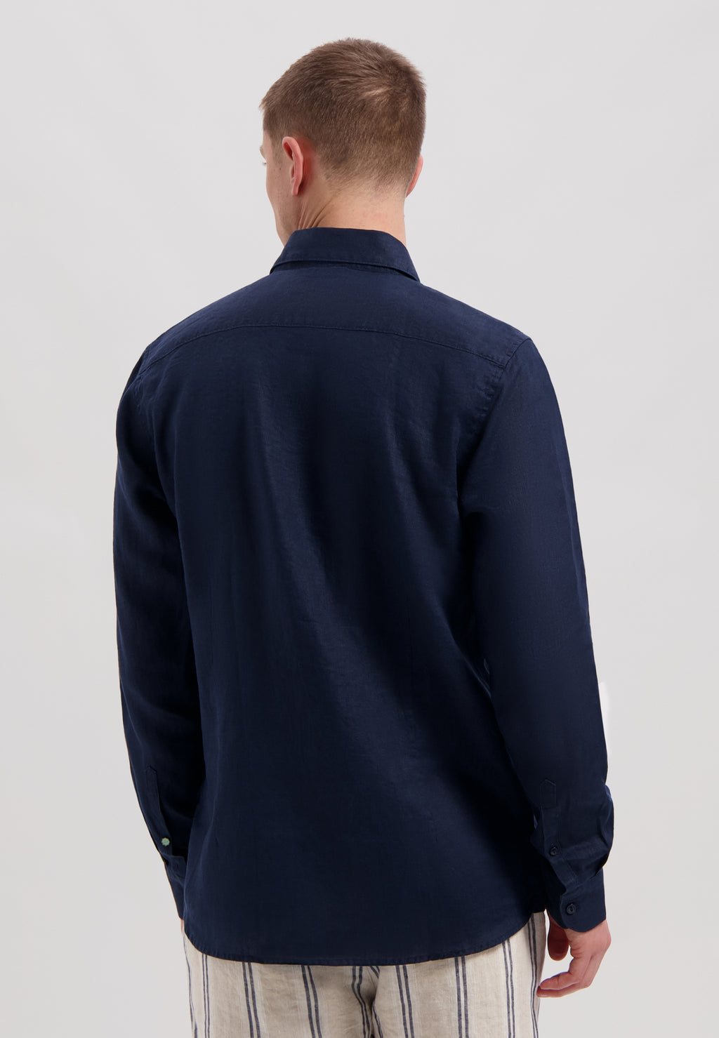Hemden lange mouw navy Dstrezzed