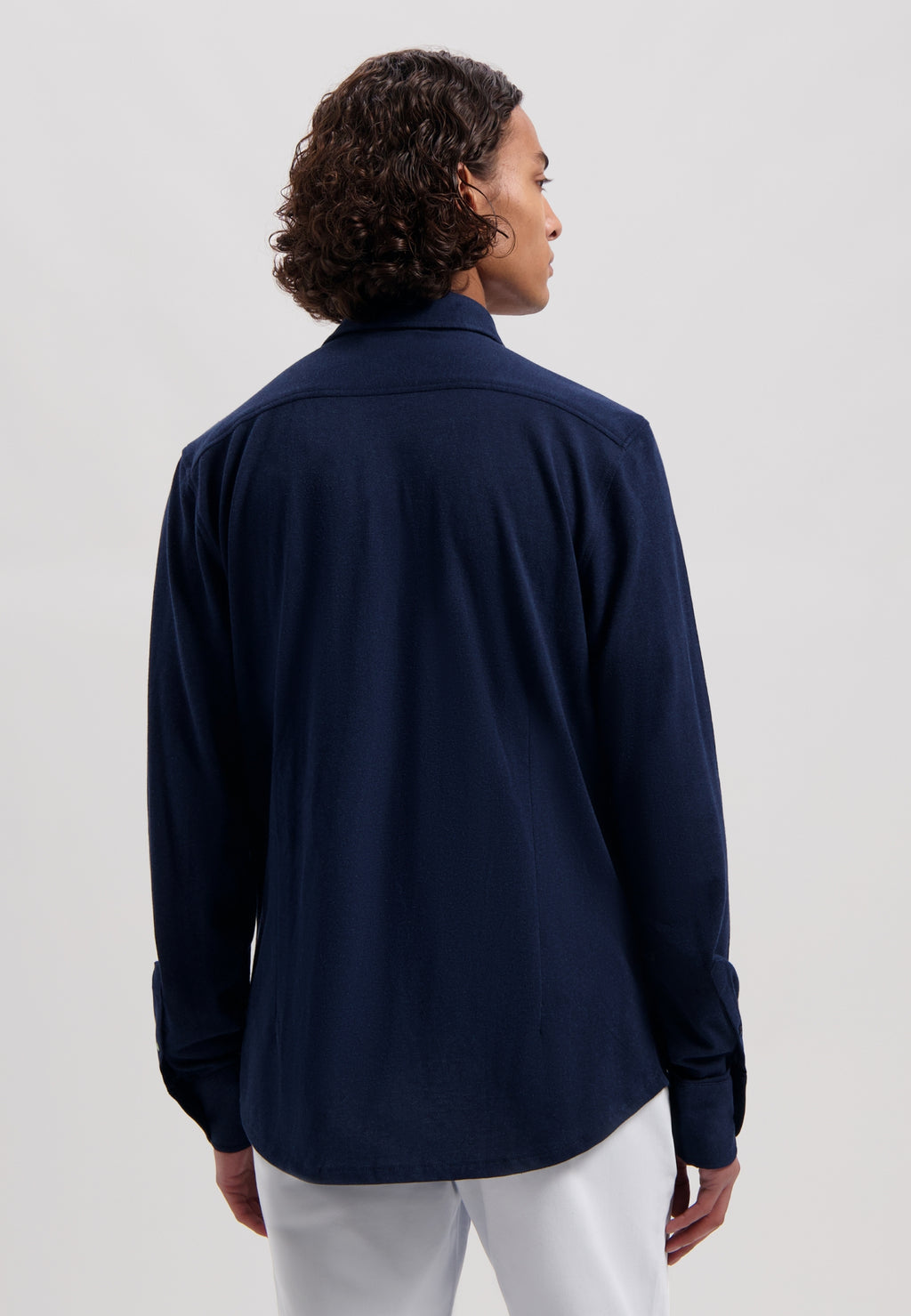 Hemden lange mouw navy Dstrezzed