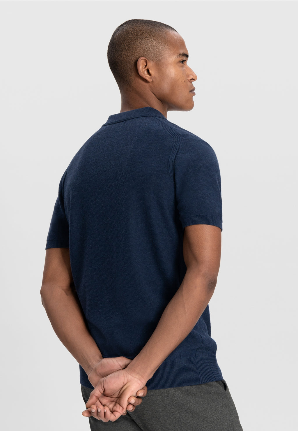Polo's korte mouw navy Dstrezzed